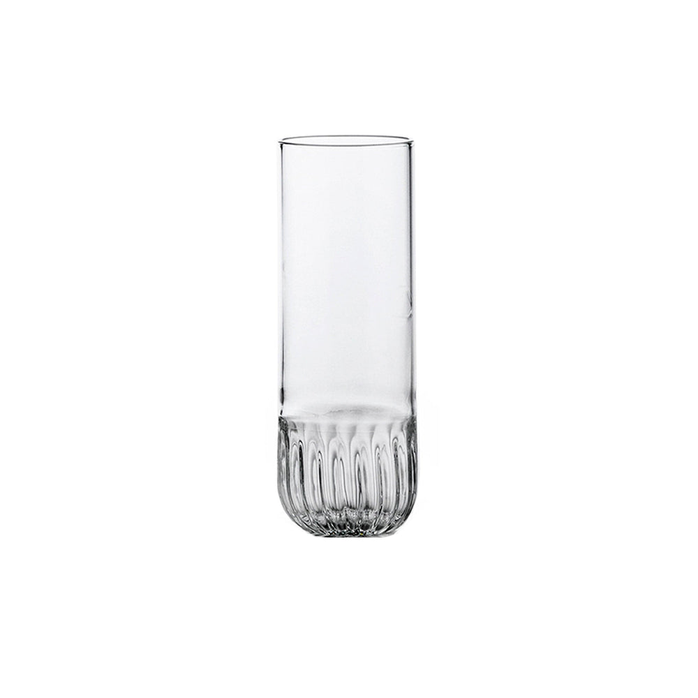 Blown Glass Champagne Flutes ROUTINE Set of Eight by Matteo Cibic for Paola C 02