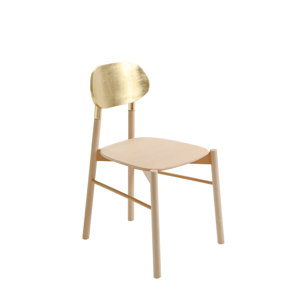 Wood Dining Chair BOKKEN Gold by Bellavista + Piccini for Colé Italia 01