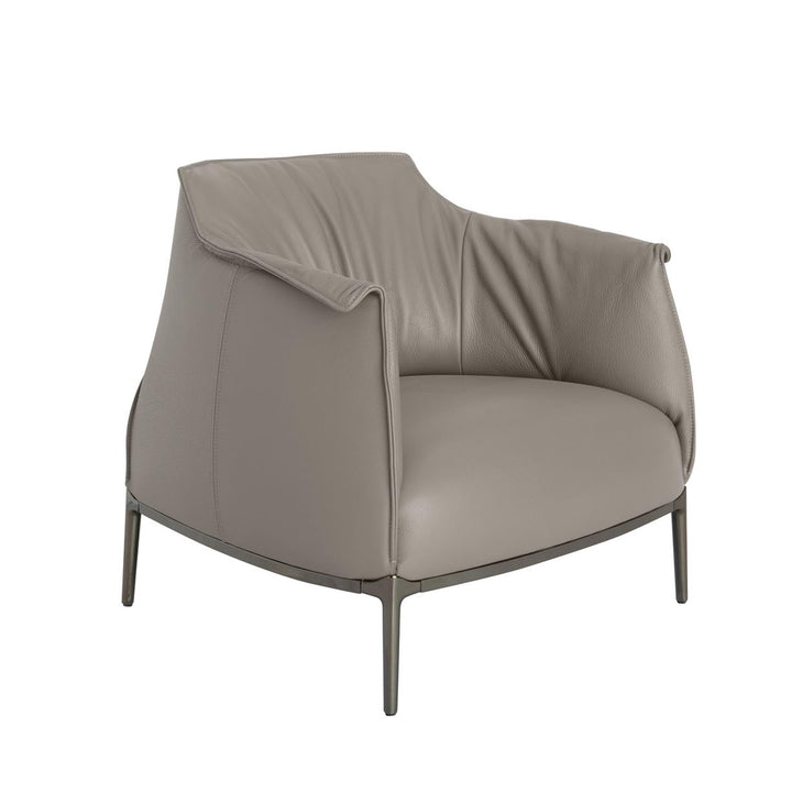 Leather Armchair ARCHIBALD by Jean-Marie Massaud for Poltrona Frau 09