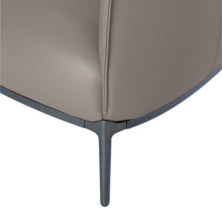 Leather Armchair ARCHIBALD by Jean-Marie Massaud for Poltrona Frau 010