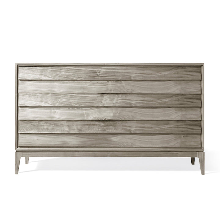 Walnut Wood Chest of Drawers LILIALE 011