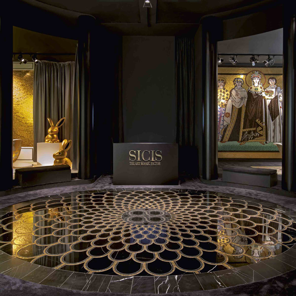 Marble Mosaic HELIANTUS by Sicis 02