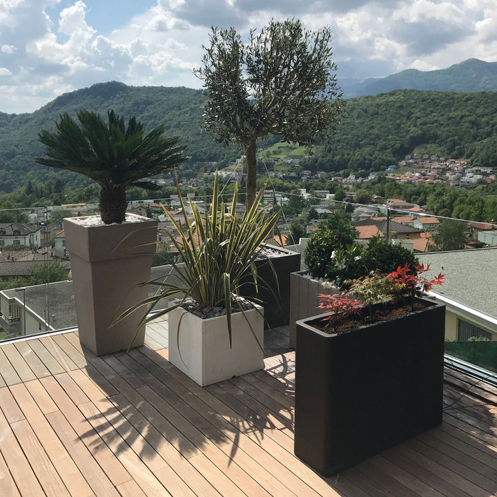 Outdoor Rectangular Vase O/E by Serralunga 02