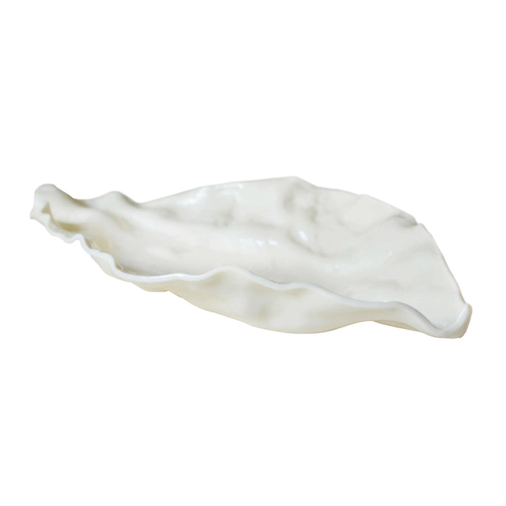 Murano Glass Centerpiece LEAF STROPICCIATO by D.i. Più Andretto Design 01