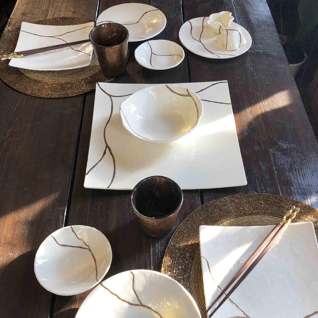 Murano Glass Rice Bowl KINTSUGI by D.i. Più Andretto Design 04
