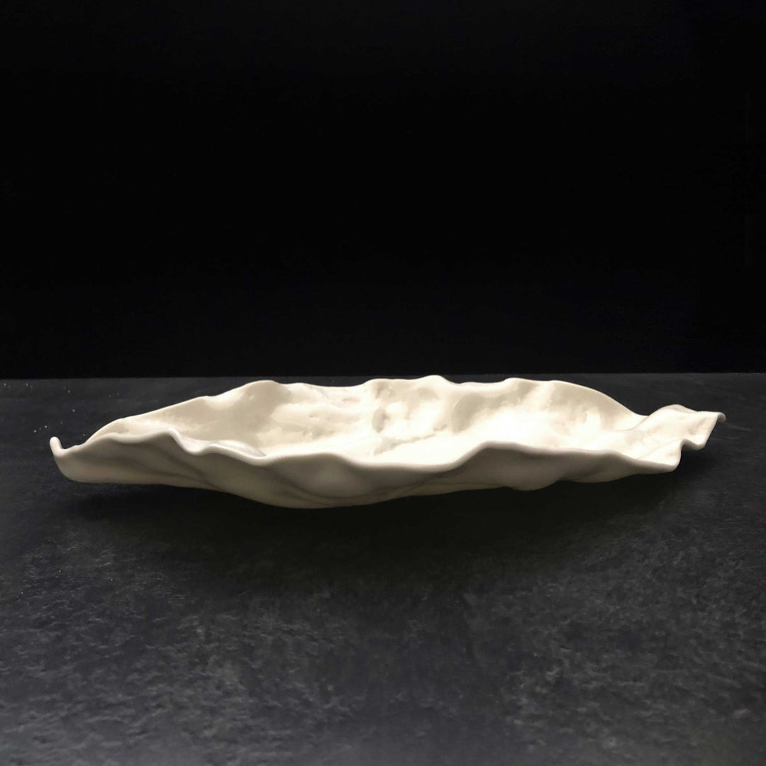 Murano Glass Centerpiece LEAF STROPICCIATO by D.i. Più Andretto Design 03