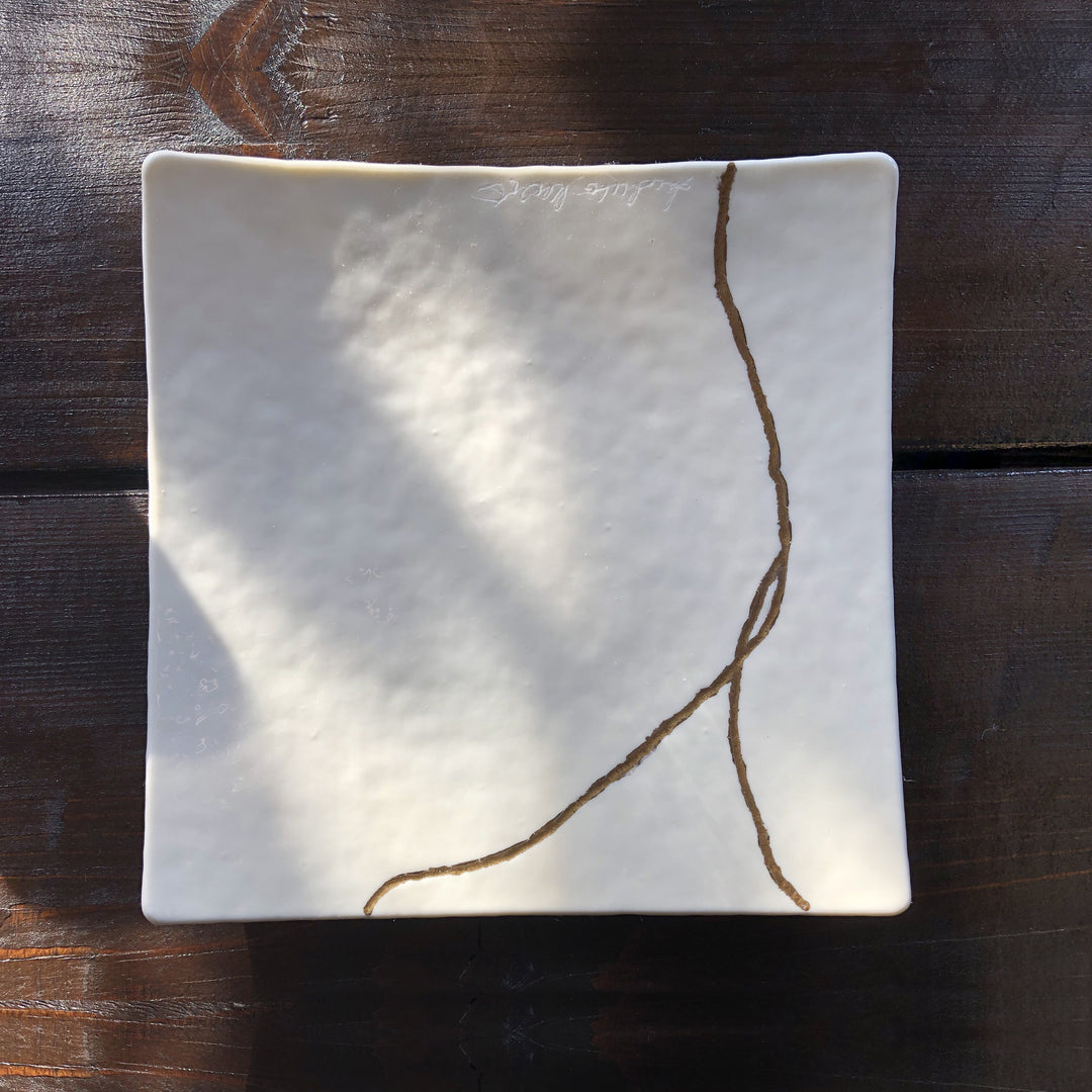 Murano Glass Square Sushi Set KINTSUGI by D.i. Più Andretto Design 03