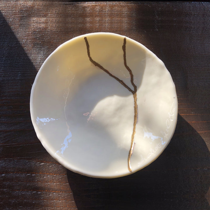 Murano Glass Round Sushi Set KINTSUGI by D.i. Più Andretto Design 03