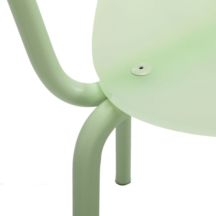 Metal Aquamarine Stackable Chair MOODERN 06
