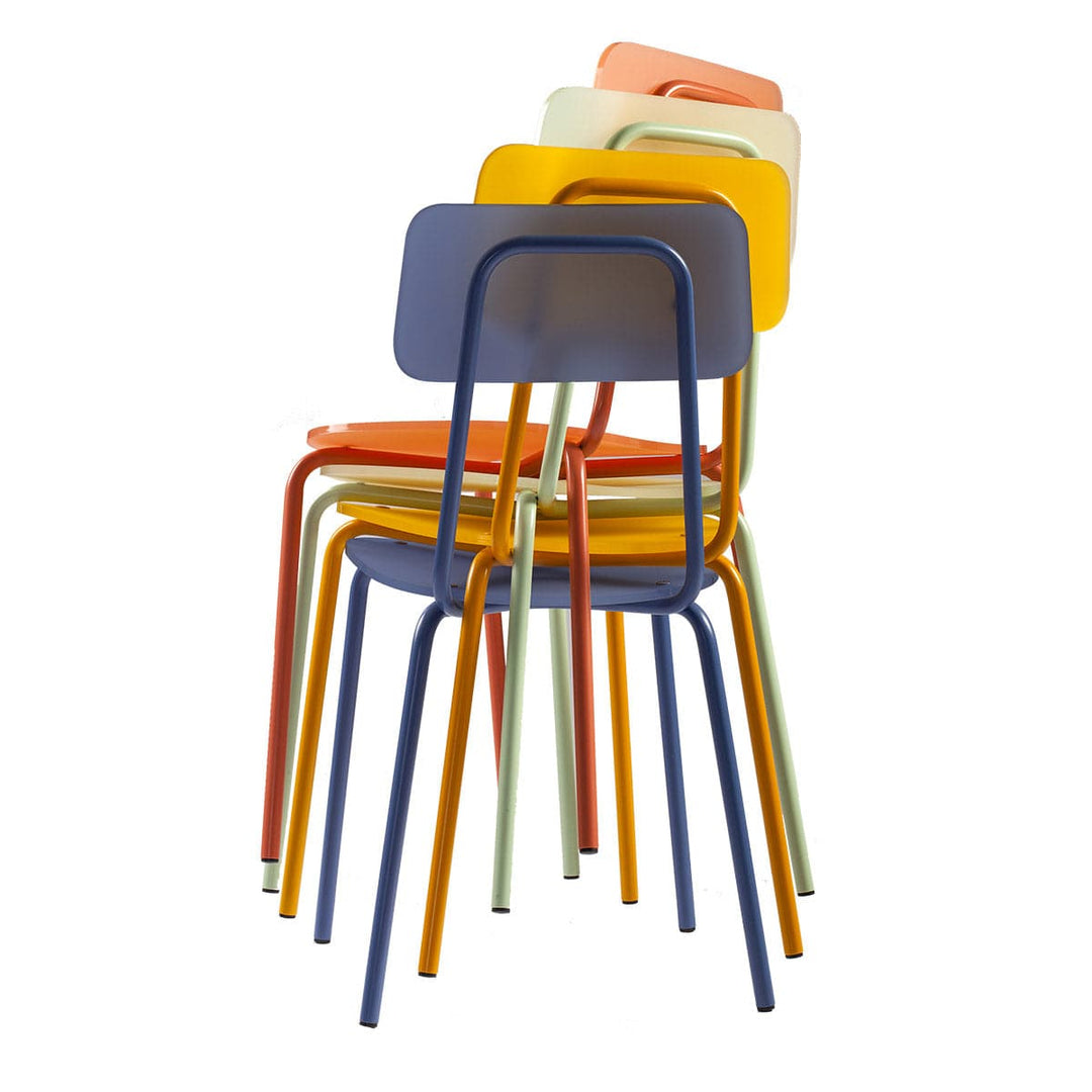 Metal Black Stackable Chair MOODERN 02