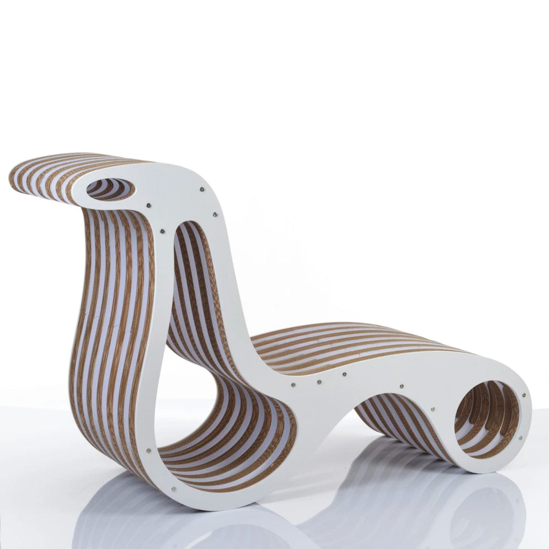 Cardboard and Wood Chaise Longue X2CHAIR 023