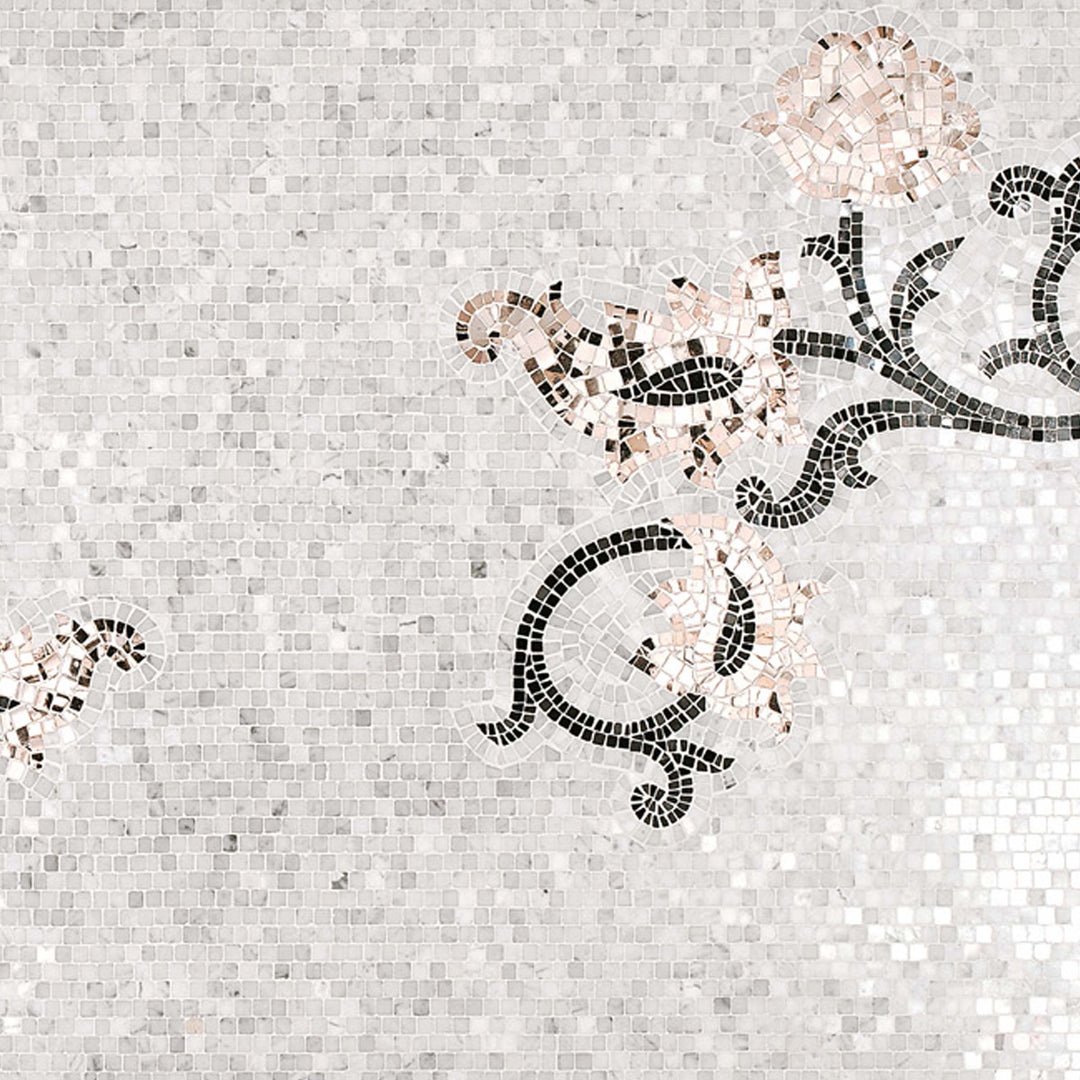 Mosaic Rug LAGAV Carrara by Sicis 03