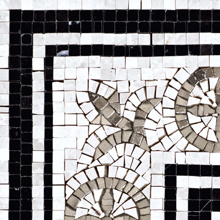 Mosaic Rug LAGAV Carrara by Sicis 04