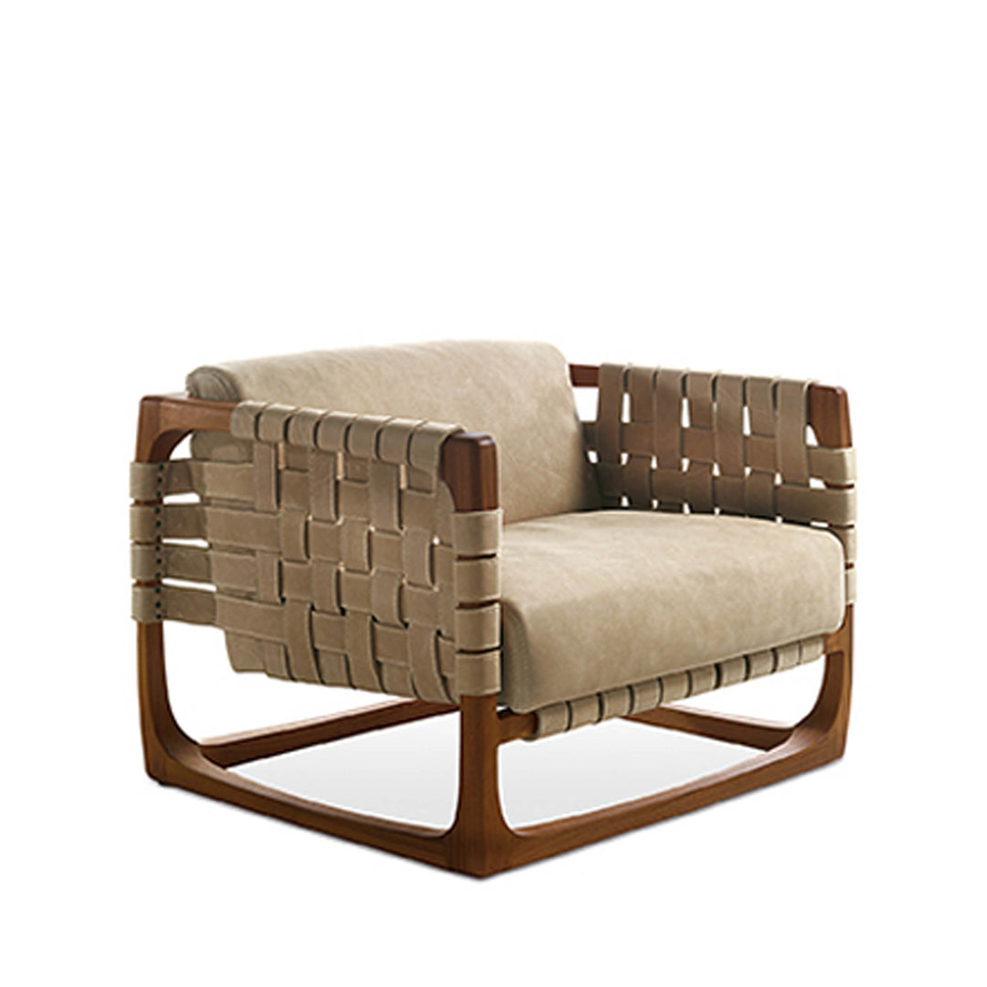 Upholstered Leather Armchair BUNGALOW ARMCHAIR by Jamie Durie for Riva 1920 2