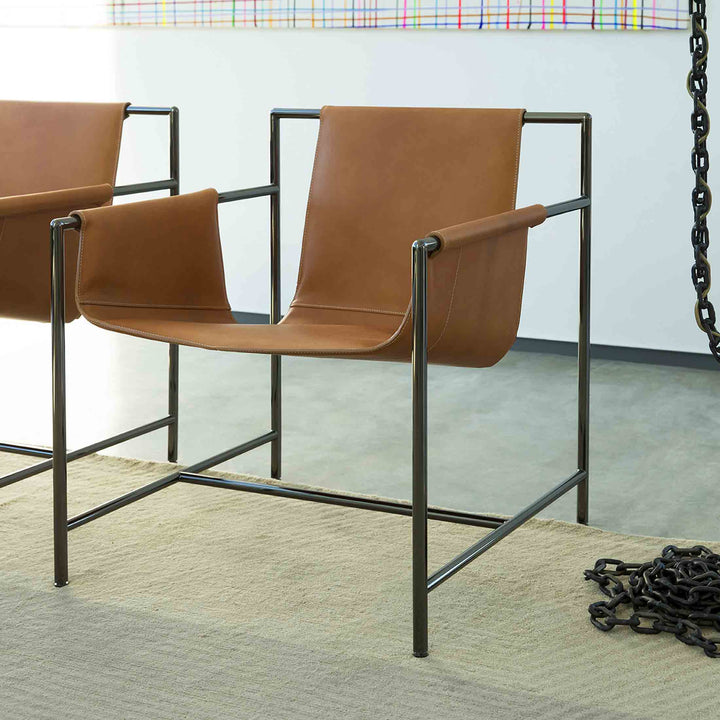 Leather Armchair MING'S HEART by Shi-Chieh Lu for Poltrona Frau 02