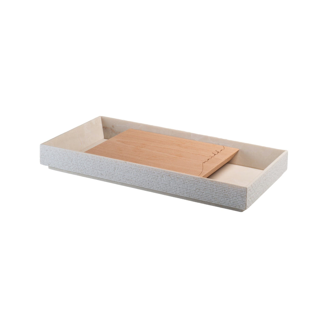 Marble and Wood Tray MAIDDA by Margherita Alioto and Mimma Occhino 02