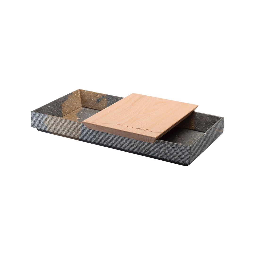 Marble and Wood Tray MAIDDA by Margherita Alioto and Mimma Occhino 07