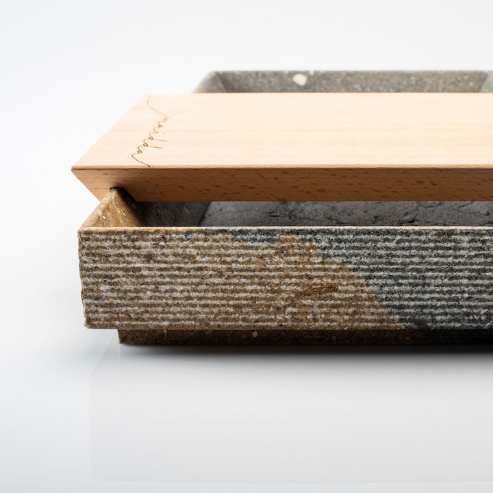 Marble and Wood Tray MAIDDA by Margherita Alioto and Mimma Occhino 09