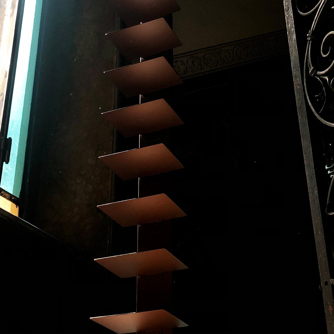Bookcase SAPIENS CORTEN by Bruno Rainaldi for BBB Italia 05