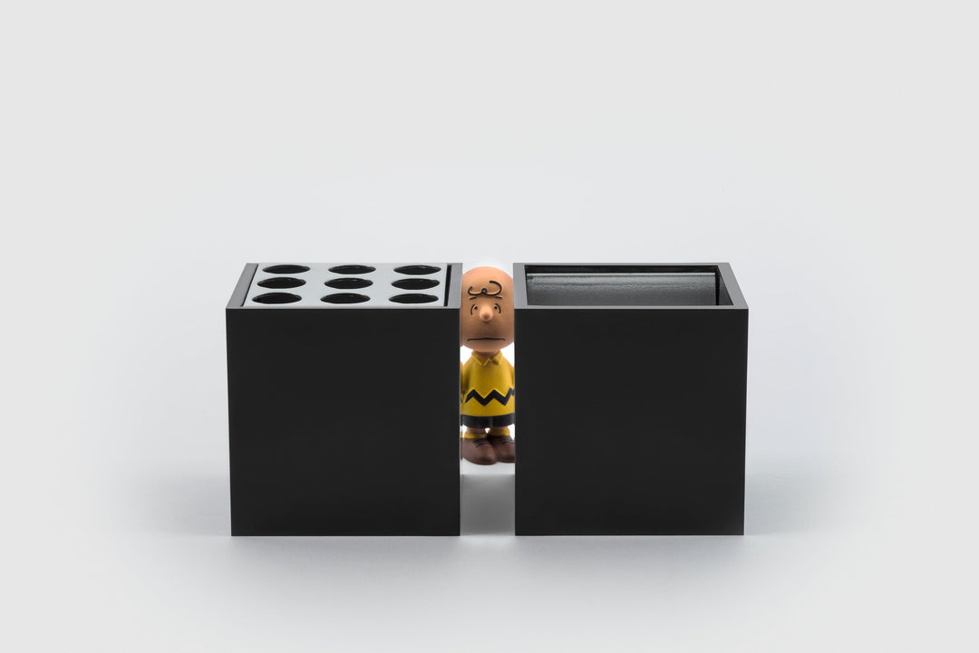 Aluminum Pencil Holder & Paperclip Holder MAIORCA by Bruno Munari 04