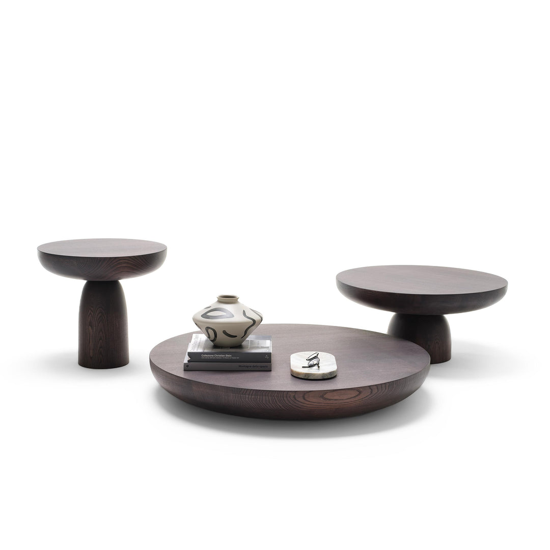 Wood Round Coffee Table OLO WOOD & COLOURS by Antonio Facco for Mogg 08