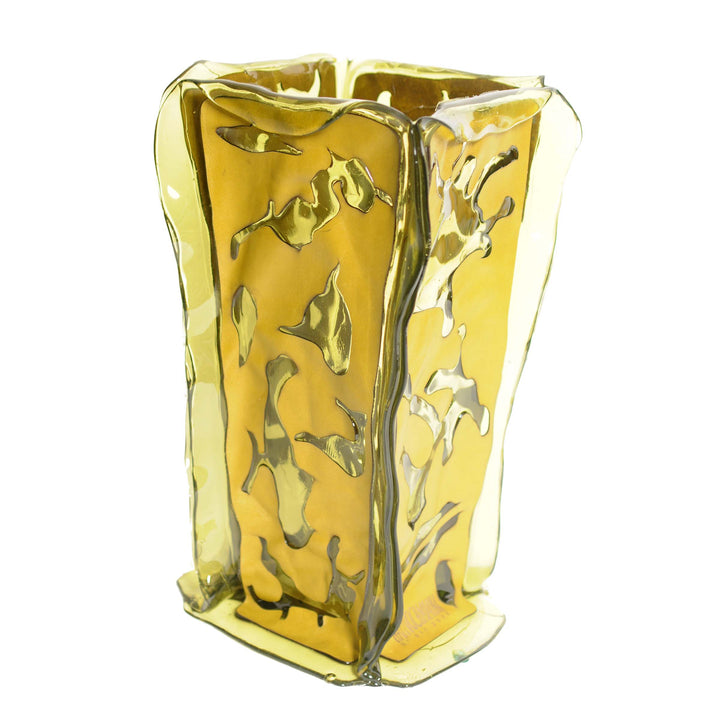 Leather and Resin Vase MULATO L by Fernando & Humberto Campana for NativoCampana 03