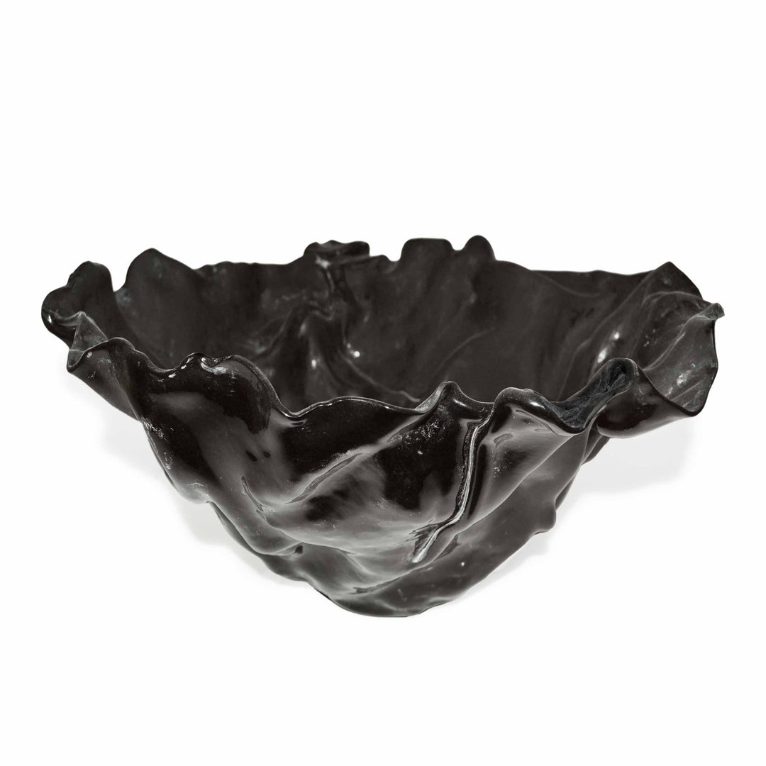 Murano Glass Centerpiece Bowl STROPICCIATO by D.i. Più Andretto Design 01