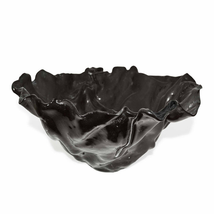 Murano Glass Centerpiece Bowl STROPICCIATO by D.i. Più Andretto Design 01