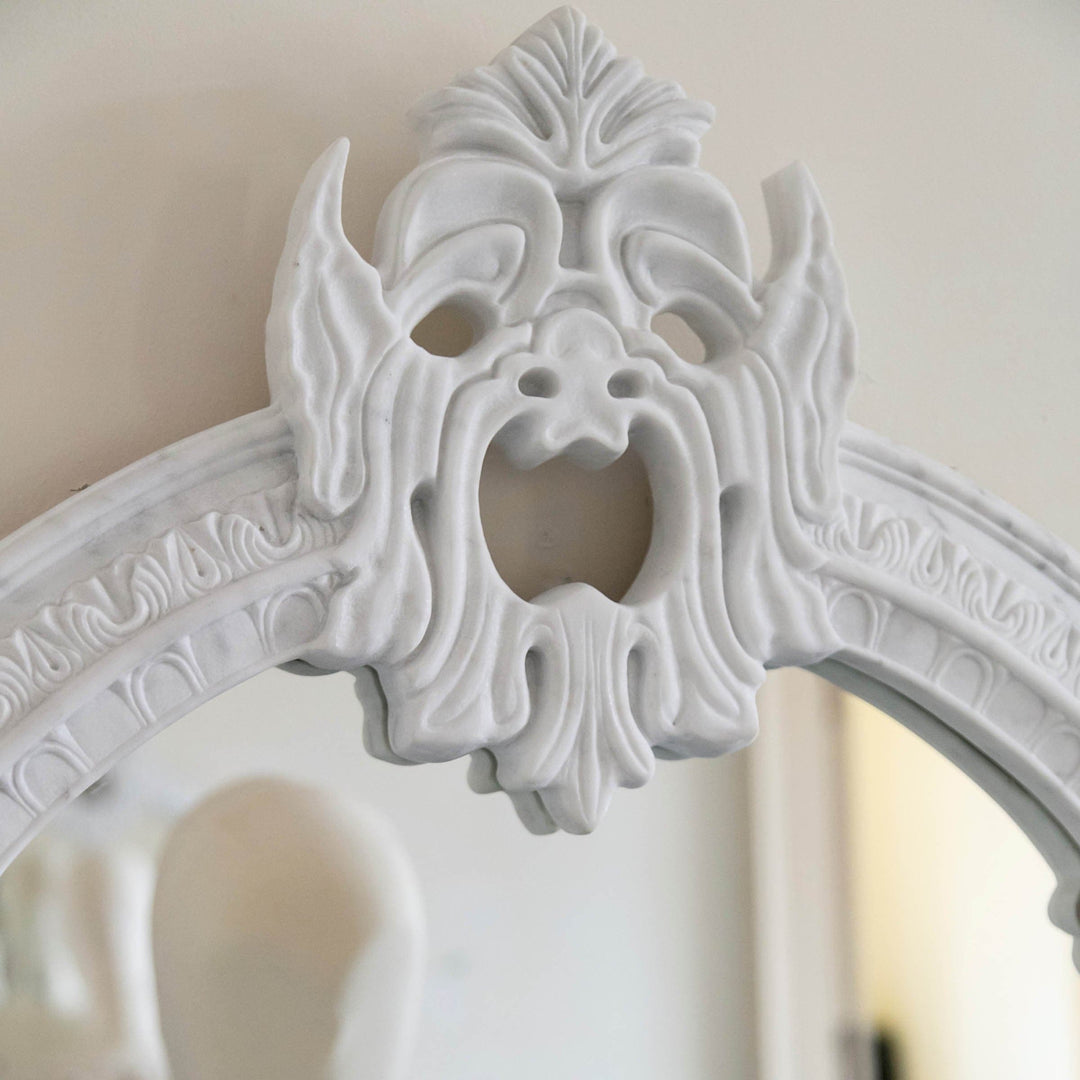Marble Mirror NEOBAROQUE MASK by Roberto Semprini 02