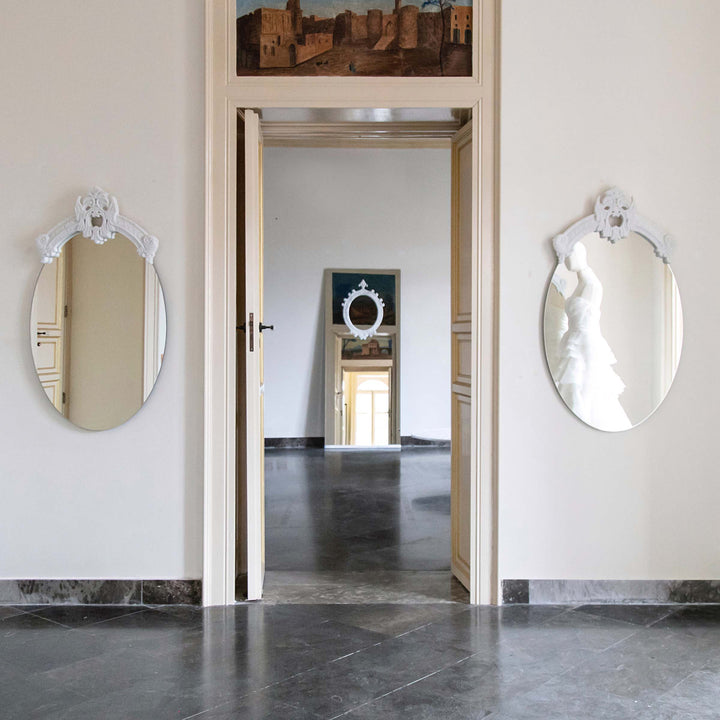 Marble Mirror NEOBAROQUE MASK by Roberto Semprini 04