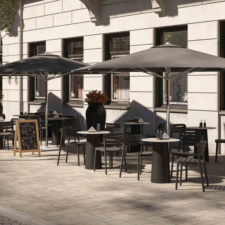 Outdoor Chair CROISETTE Set of Four by Serralunga 03