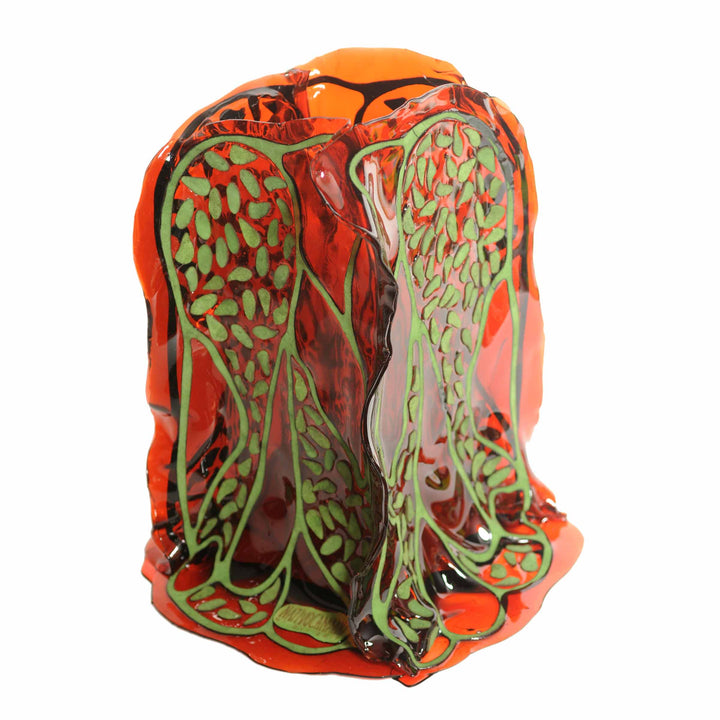 Leather and Resin Vase OLODUM by Fernando & Humberto Campana for NativoCampana 03