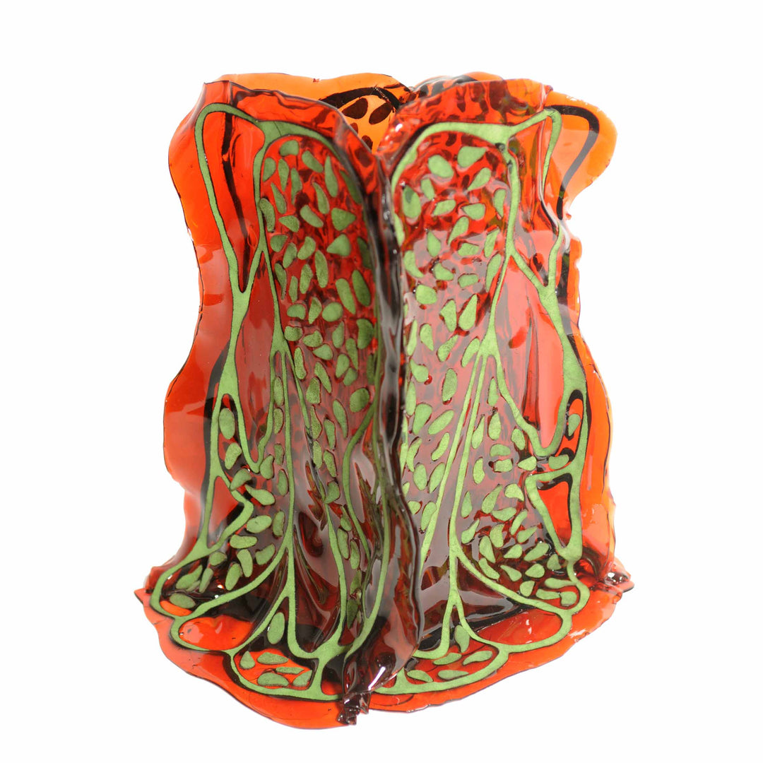 Leather and Resin Vase OLODUM by Fernando & Humberto Campana for NativoCampana 04