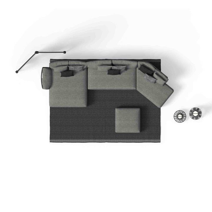 Outdoor Fabric Corner Sofa SCACCO by Ludovica + Roberto Palomba for Talenti 03
