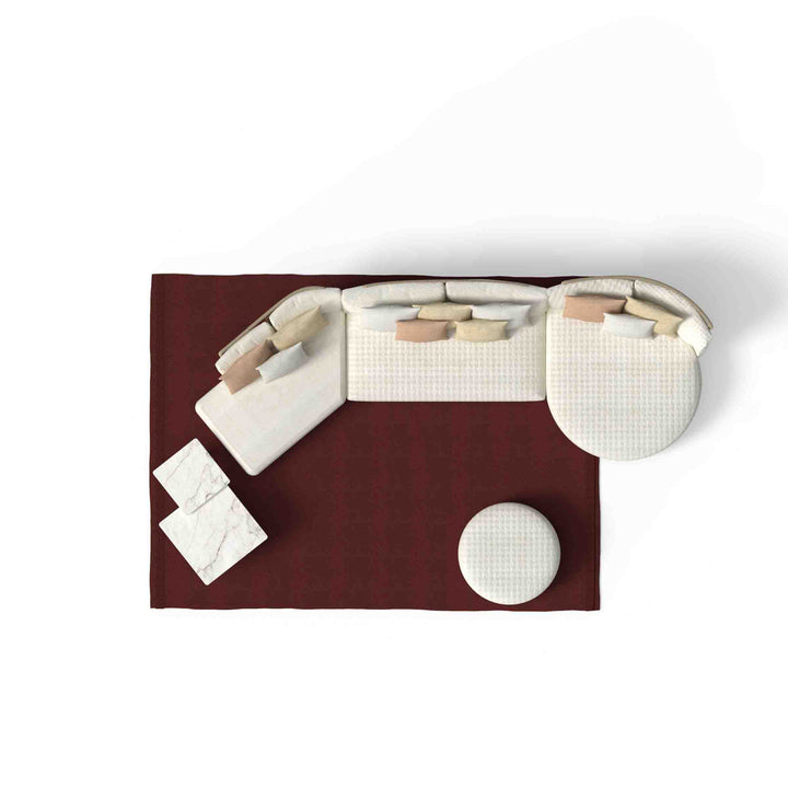 Outdoor Fabric Oblique Sofa SCACCO by Ludovica + Roberto Palomba for Talenti 03