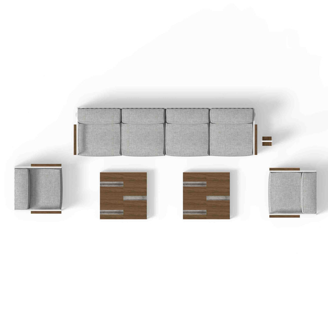 Outdoor Fabric Sectional Sofa CASILDA by Ramón Esteve for Talenti 05