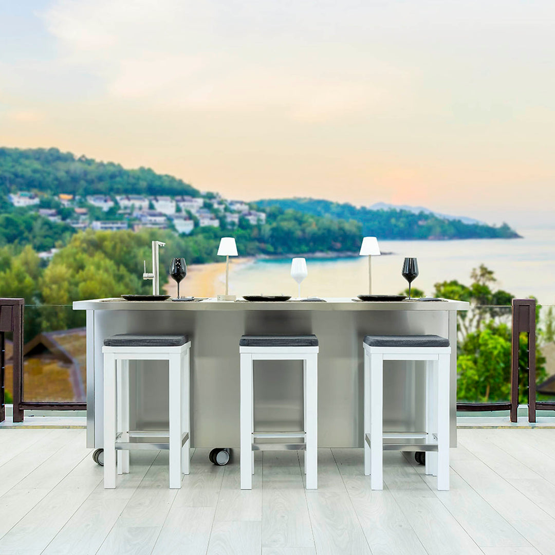 Outdoor Stainless Steel Kitchen Island PANAREA by LISA 07