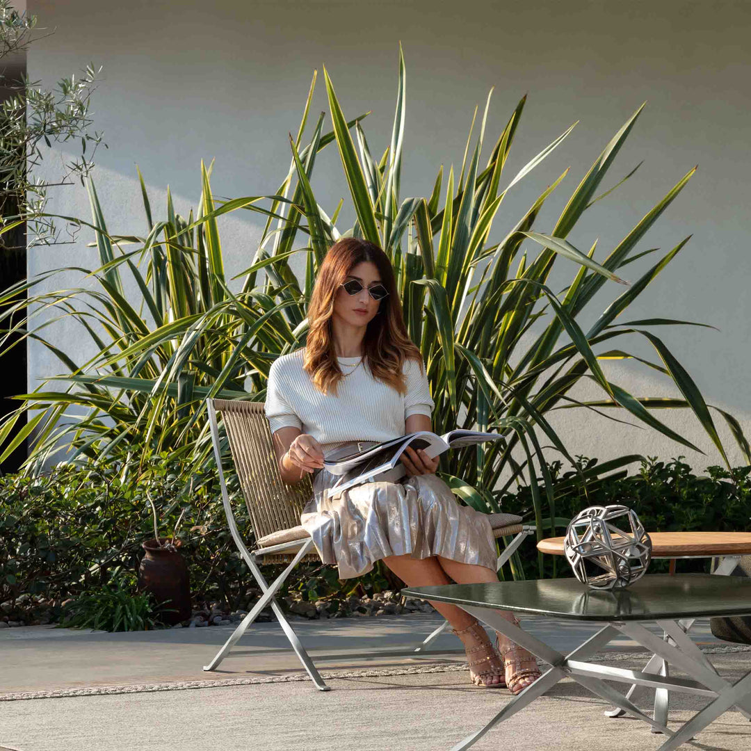 Outdoor Steel Coffee Table GEORGE by Ludovica + Roberto Palomba for Talenti 06