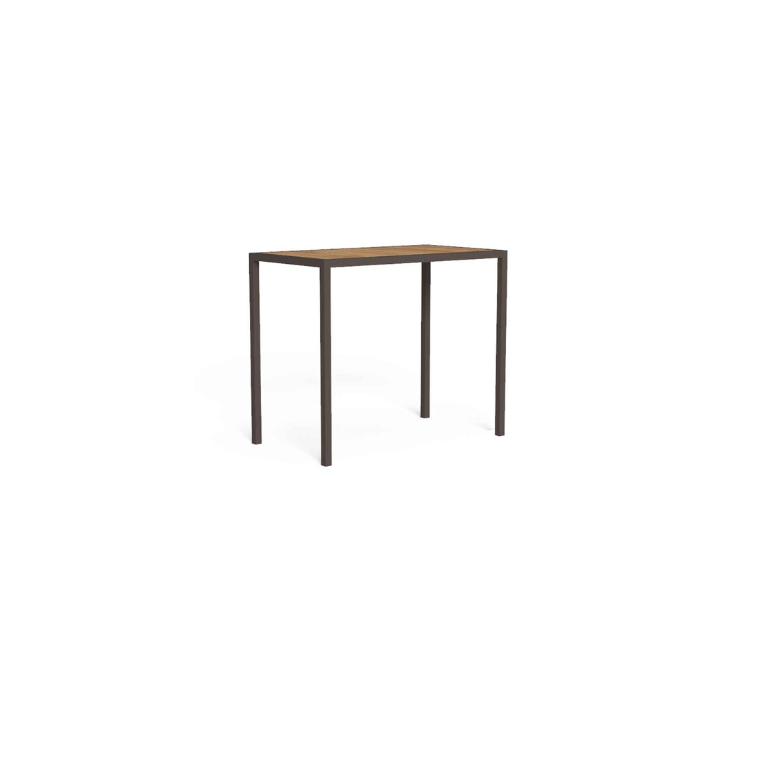 Outdoor Wood and Steel Bar Table CASILDA by Ramón Esteve for Talenti 02