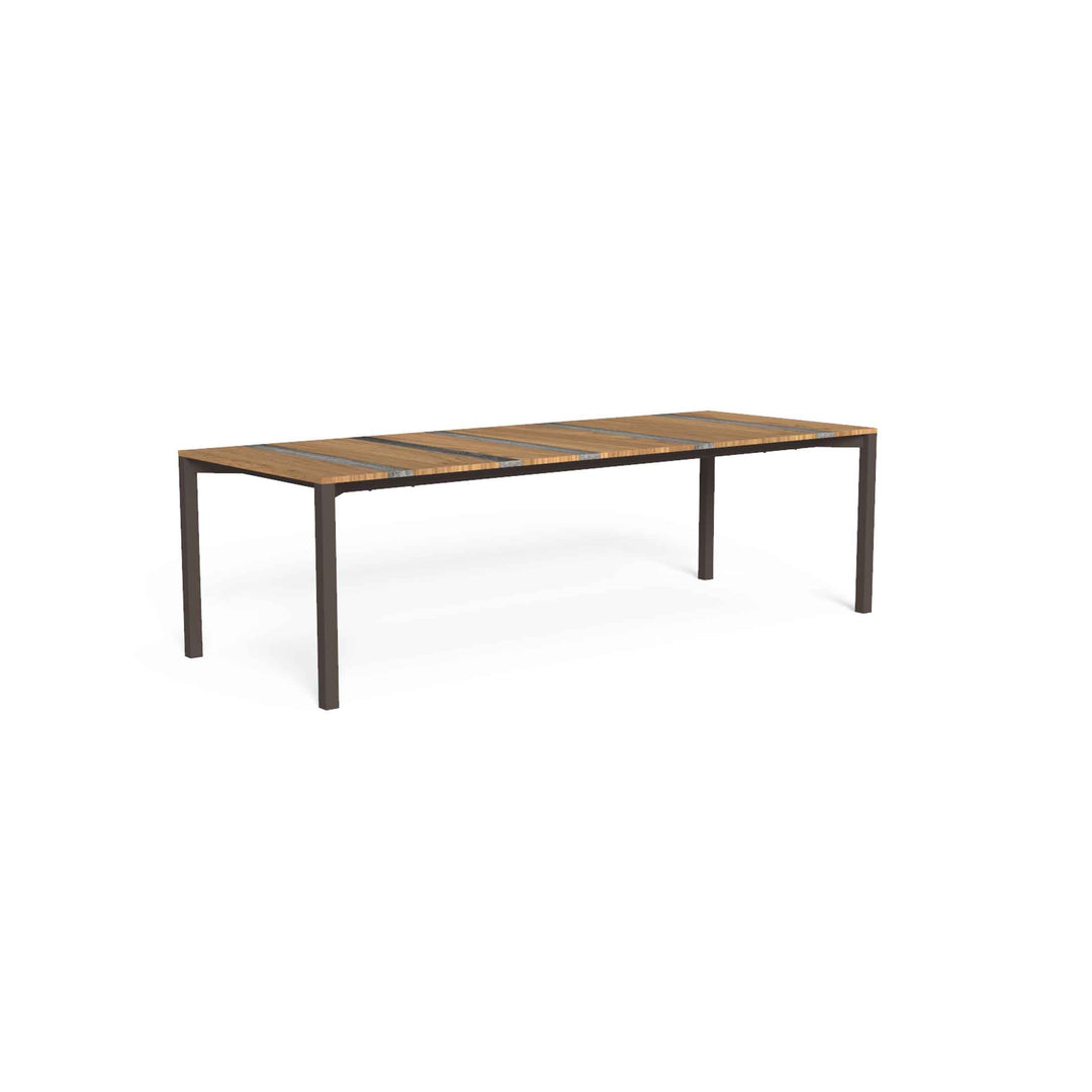 Outdoor Wood and Steel Dining Table CASILDA by Ramón Esteve for Talenti 016