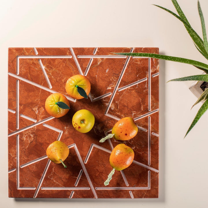 Marble Square Charger PALATINA by Gabriele D'Angelo 014