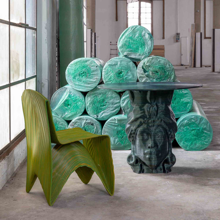 3D Printed Round Dining Table MORO by Mediterranea Design 4