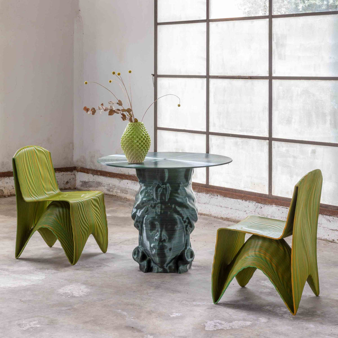 3D Printed Round Dining Table MORO by Mediterranea Design 6