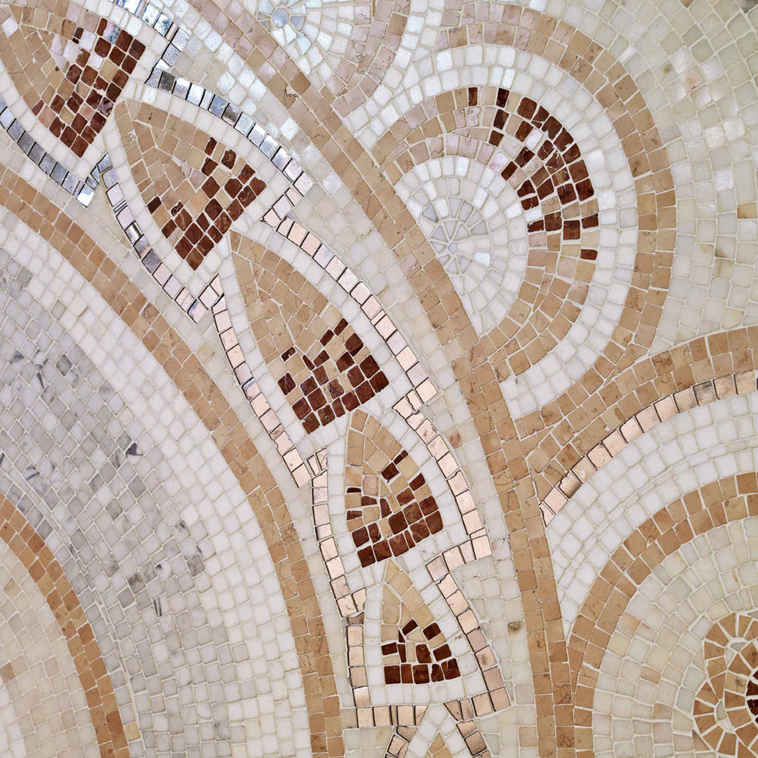 Mosaic Rug PAISLEY ART by Sicis 06