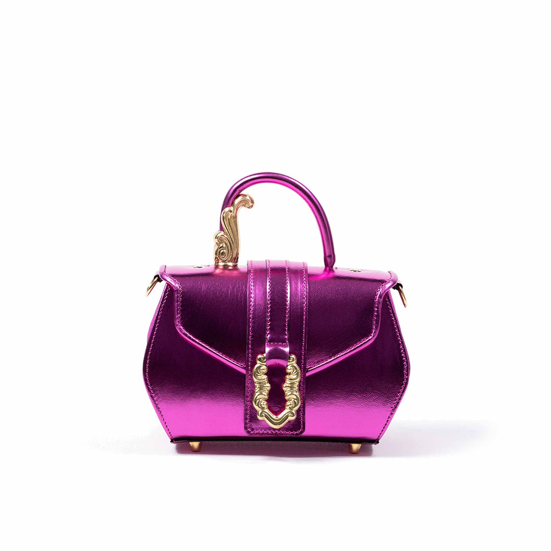 Crossbody Leather Bag DIAMOND Mini by MARCO Atelier 03