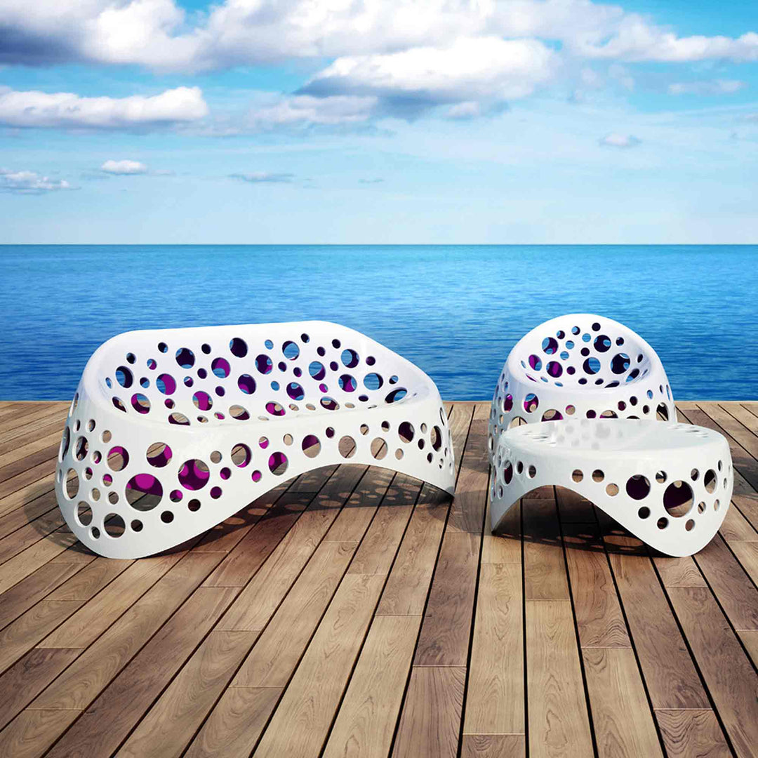 Armchair MOSS Set of Two by Giancarlo Zema for Giovannetti 02