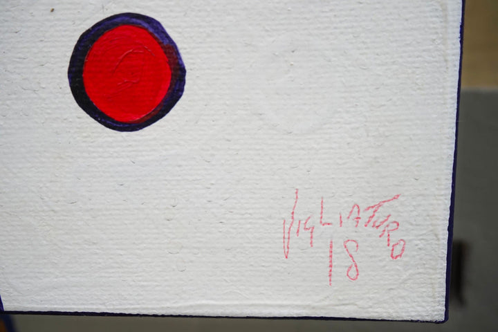 Painting on Canvas AMANTI by Silvio Vigliaturo - Unique Piece 04