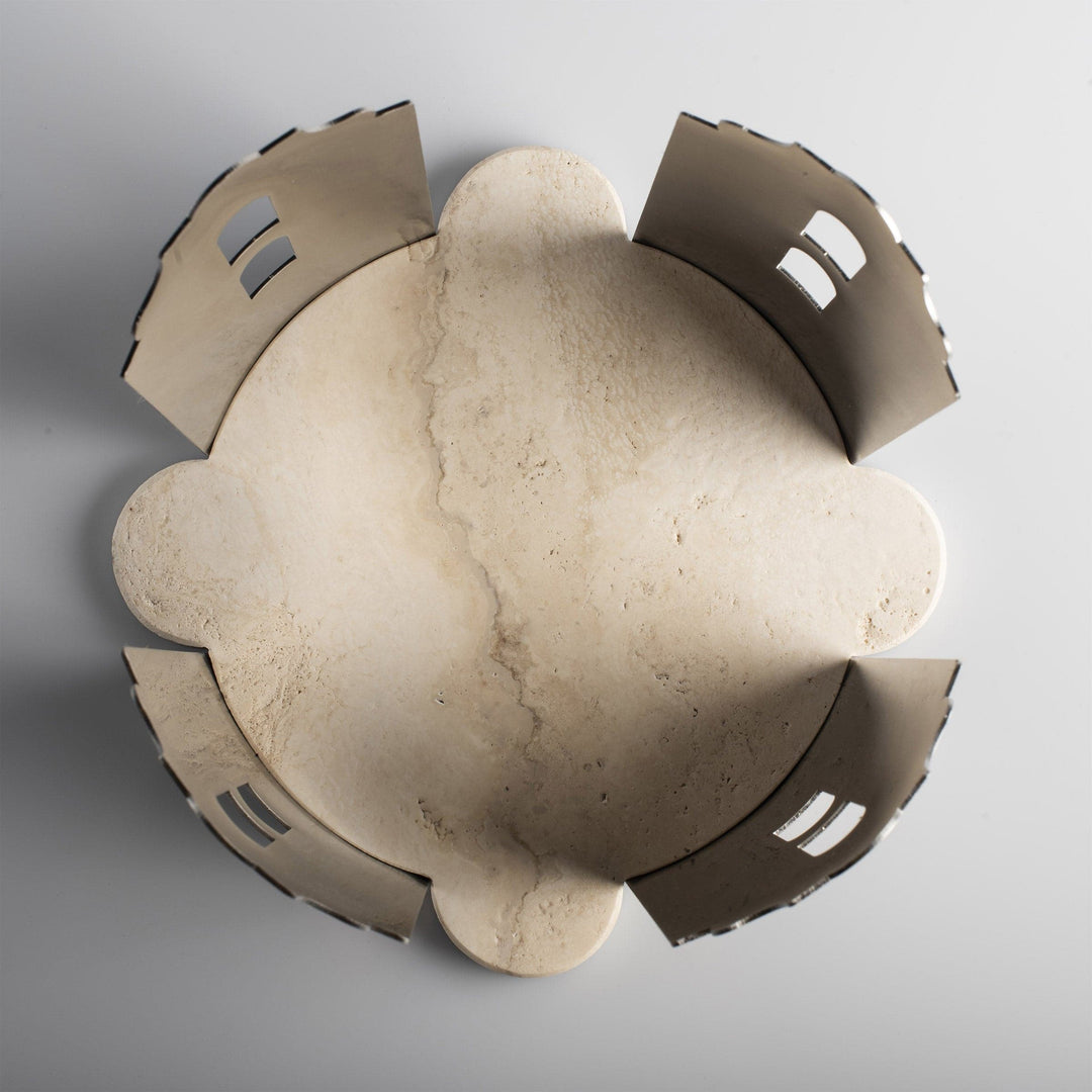 Marble and Steel Centrepiece QUATTROCANTI by Gabriele D'Angelo 09
