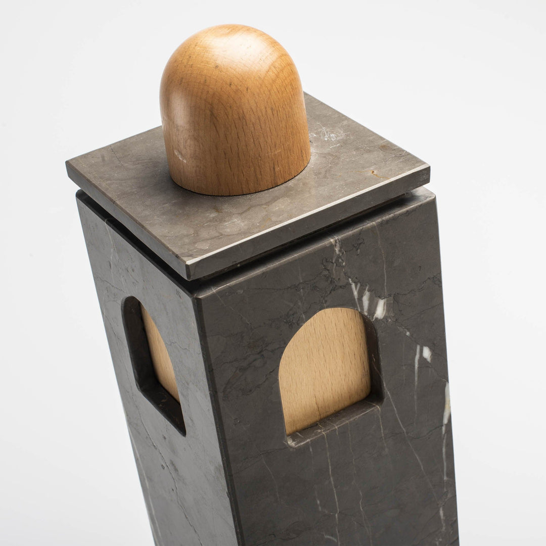 Marble and Wood Box QUBA by Gabriele D'Angelo 02