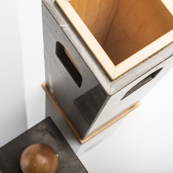 Marble and Wood Box QUBA by Gabriele D'Angelo 03
